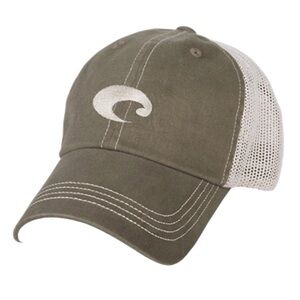 Costa Del Mar Unisex Adult Costa Mesh Hat Moss Stone